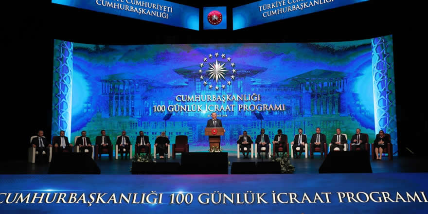 Cumhurbaşkanı Erdoğan 100 Günlük Eylem Planı'nı açıklıyor