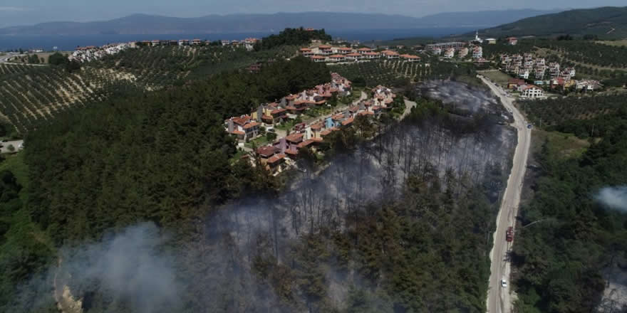 Bursa'daki orman yangını kontrol altına alındı