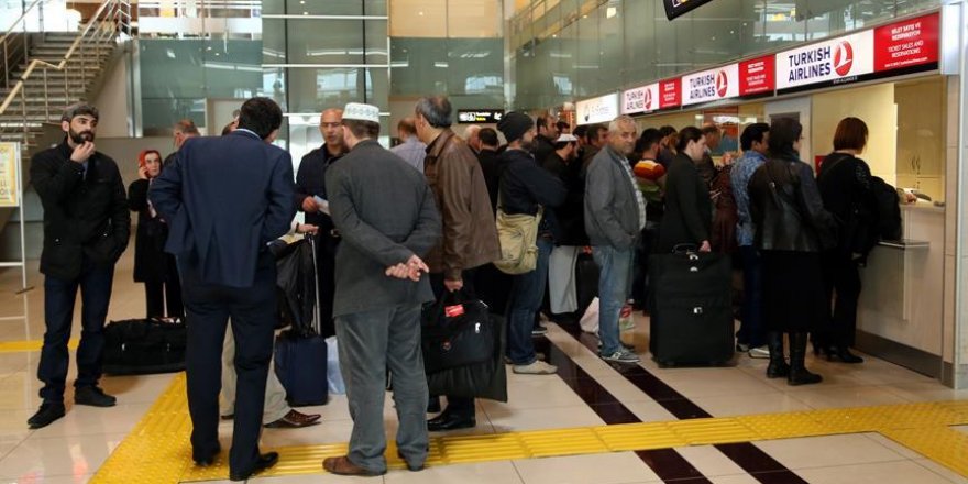 Trabzon'da hava muhalefeti nedeniyle uçuşlarda aksamalar yaşandı