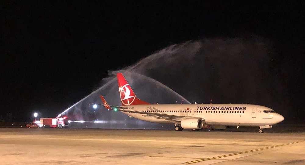 İstanbul Havalimanı'ndan ilk tarifeli yurt dışı sefer Kıbrıs'a yapıldı