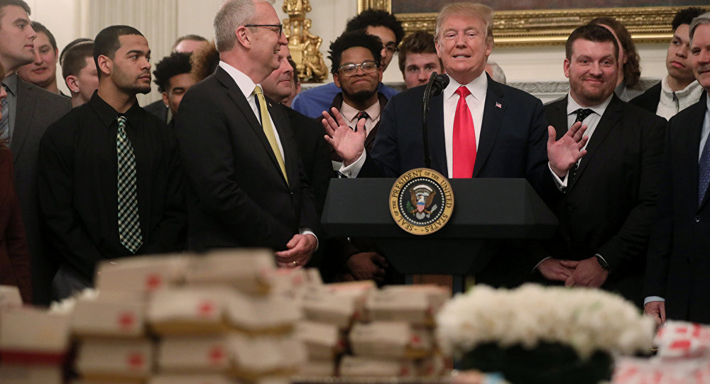 Beyaz Saray'ı fast food istila etti