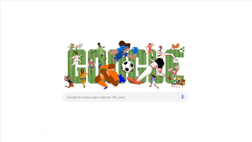 Google, 2019 FIFA Kadınlar Dünya Kupası'nı doodle yaptı