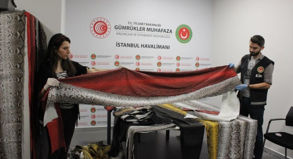 İstanbul Havalimanı'nda yılan derisi operasyonu