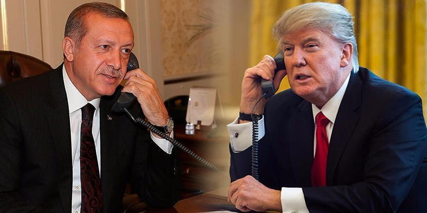 Cumhurbaşkanı Erdoğan ile ABD Başkanı Trump telefonda görüştü