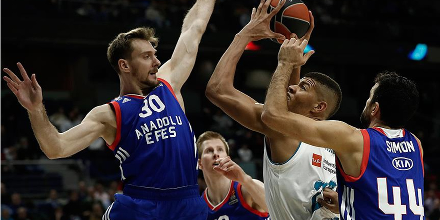 Anadolu Efes deplasmanda kaybetti