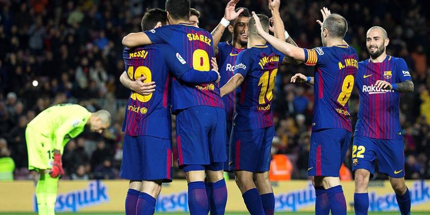 Barcelona liderlik koltuğunda rahat