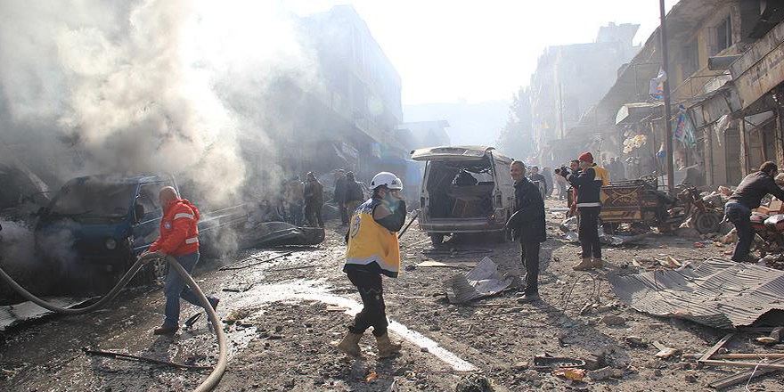 İdlib'e yoğun hava saldırıları devam ediyor