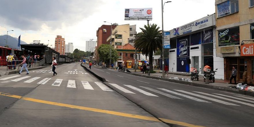 Kolombiya'nın başkenti Bogota'da 'Arabasız Gün'