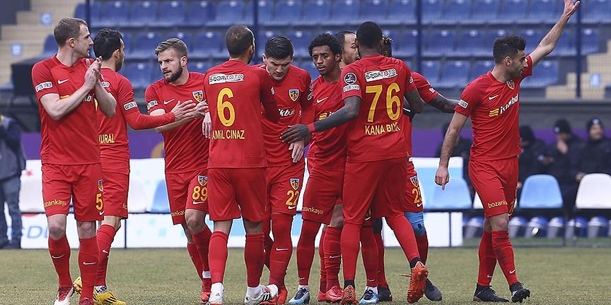 Kayserispor'un deplasmanda bileği bükülmüyor