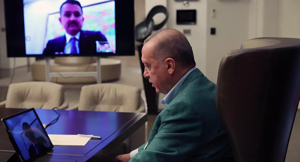 Cumhurbaşkanı Erdoğan, bakanlarla internet üzerinden görüştü
