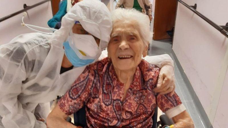 İtalya'da 104 yaşındaki kadın koronavirüsü yendi: İspanyol gribini de yenmişti