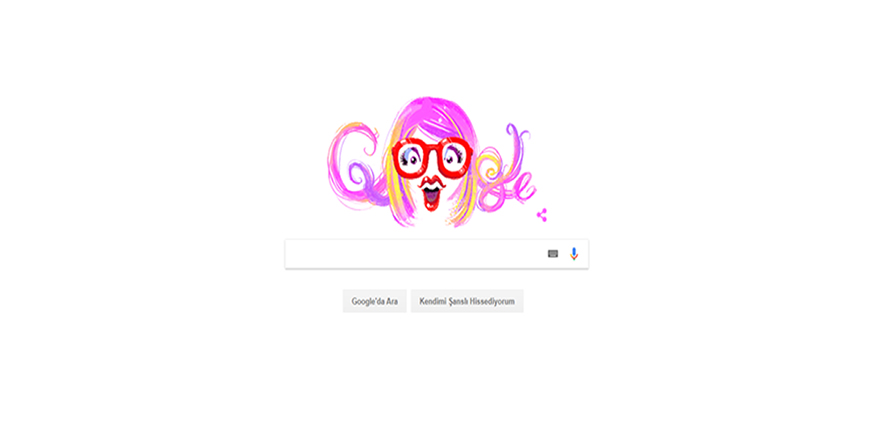 Google, Aysel Gürel'in doğum gününe özel Doodle yayınladı!