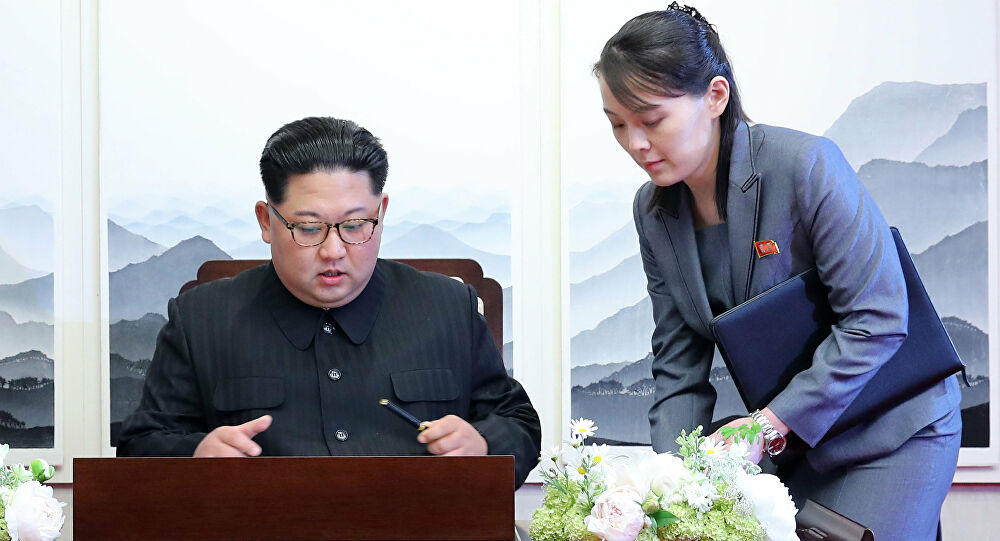 Kuzey Kore karşıtı bildiriler kim'in kız kardeşini kızdırdı