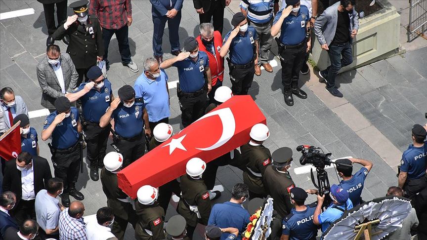 Şehit Piyade Uzman Onbaşı Zengin Samsun'da son yolculuğuna uğurlandı