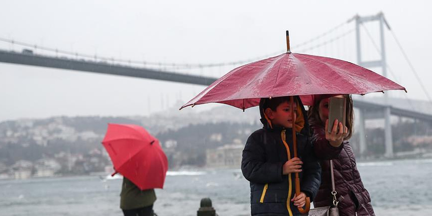 İstanbul'da sağanak yağış bekleniyor