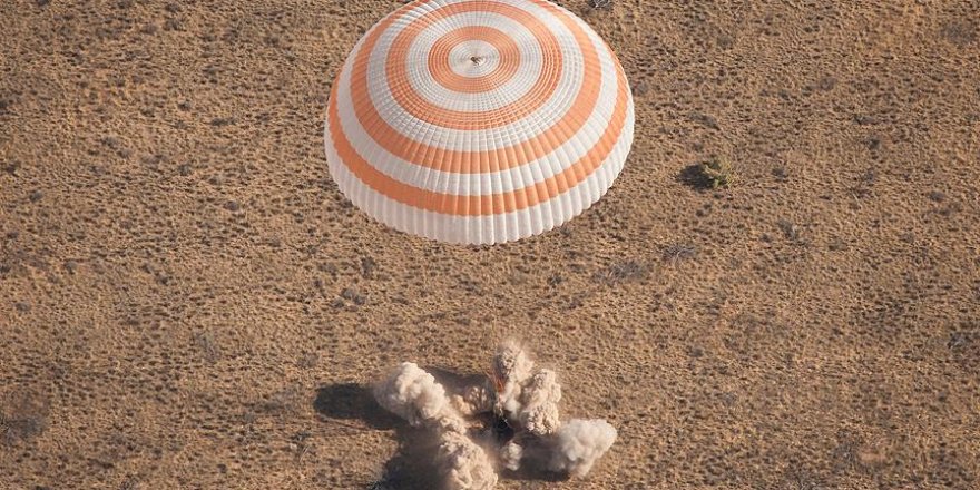 Soyuz kapsülü Dünya'ya döndü