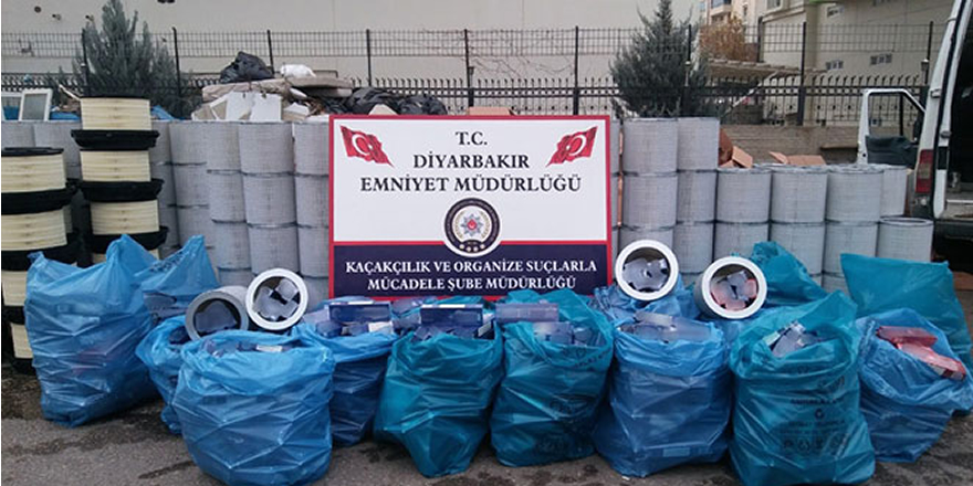 Diyarbakır’da 91 bin 990 paket kaçak sigara ele geçirildi